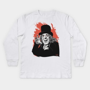 Lon Chaney - An illustration by Paul Cemmick Kids Long Sleeve T-Shirt